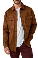 7 Diamonds Country Road Faux Suede Shirt Jacket at Nordstrom,