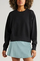 zella Cloud Fleece Sweatshirt at Nordstrom,