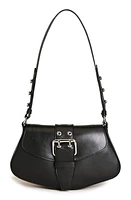 Reformation Rafaella Shoulder Bag in Black Leather at Nordstrom