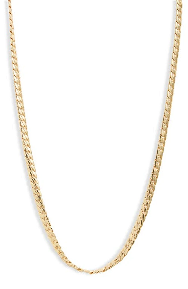 Jenny Bird Wallace Cuban Chain Necklace in High Polish Gold at Nordstrom