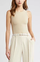 Open Edit Smooth Crewneck Tank at Nordstrom,