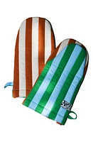 Dusen Dusen Stripe Oven Mitt in Broccoli at Nordstrom