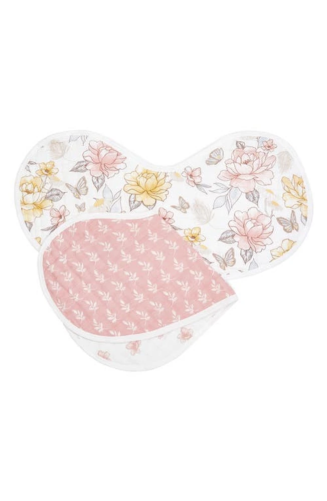 aden + anais 2-Pack Organic Cotton Burpy Bibs in Earthly at Nordstrom