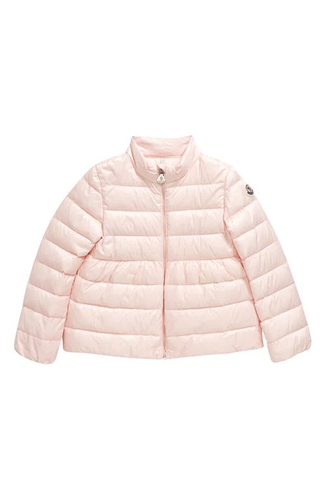 Moncler Kids' Joelle Quilted Down Coat in Pink at Nordstrom, Size 12-18M