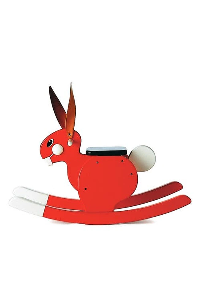 PLAYSAM Wooden Rocking Rabbit Toy in at Nordstrom