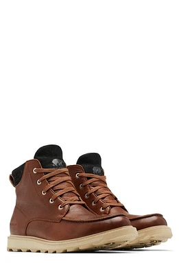 SOREL Madson II Moc Toe Waterproof Boot Gaucho Tan/Oatmeal at Nordstrom,