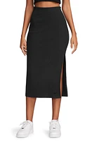 Nike Side Slit Rib Midi Skirt at Nordstrom,