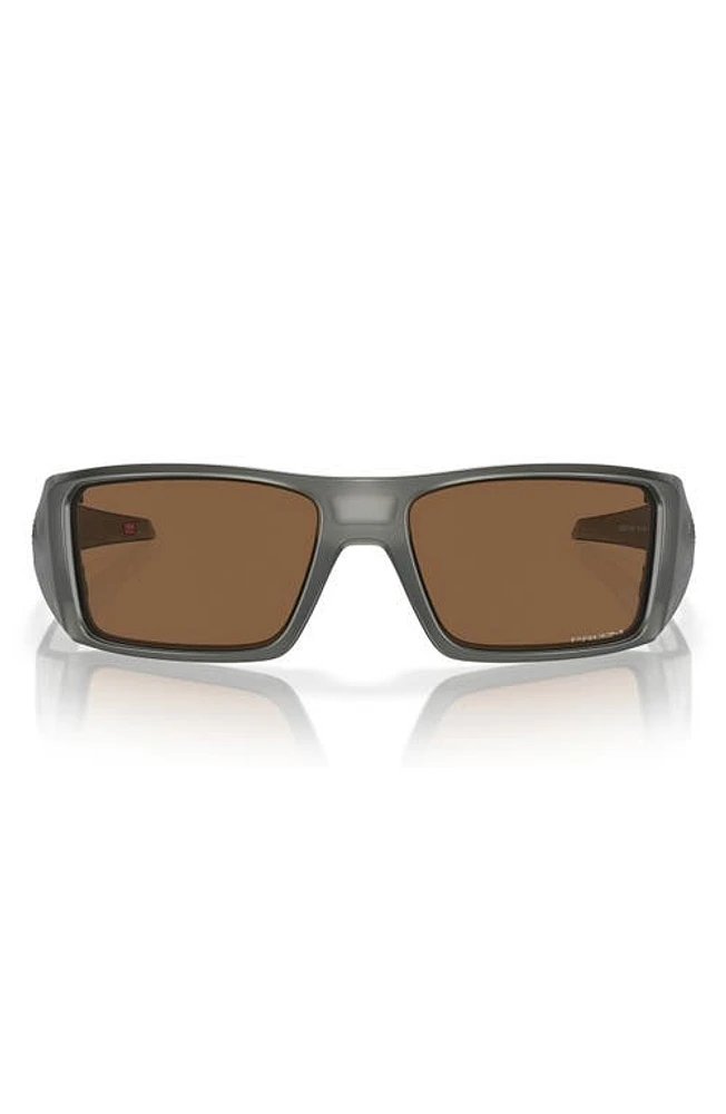 Oakley Heliostat 61mm Prizm Rectangular Sunglasses in Bronze at Nordstrom