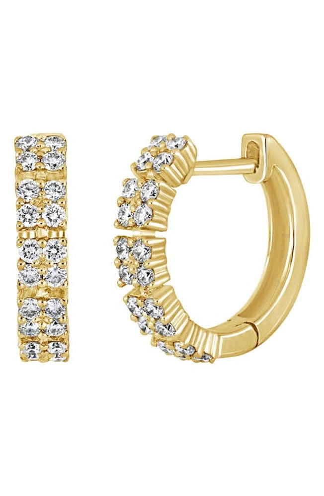 Bony Levy Diamond Huggie Hoop Earrings in 18K Yellow Gold at Nordstrom