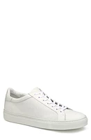 Johnston & Murphy COLLECTION Jake Perforated Sneaker White Italian Calfskin at Nordstrom,