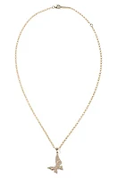 Lana Diamond Butterfly Pendant Necklace in Yellow at Nordstrom