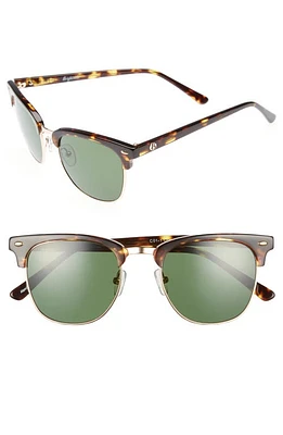 Brightside Copeland 51mm Sunglasses in Golden Tortoise/Green at Nordstrom