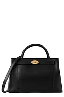 Mulberry Medium Islington Silky Calfskin Leather Satchel in Black at Nordstrom