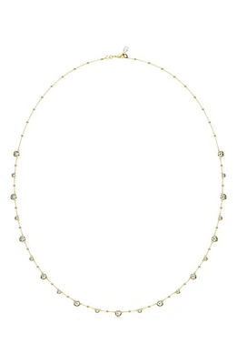 Swarovski Imber Long Crystal Station Necklace in Gold at Nordstrom