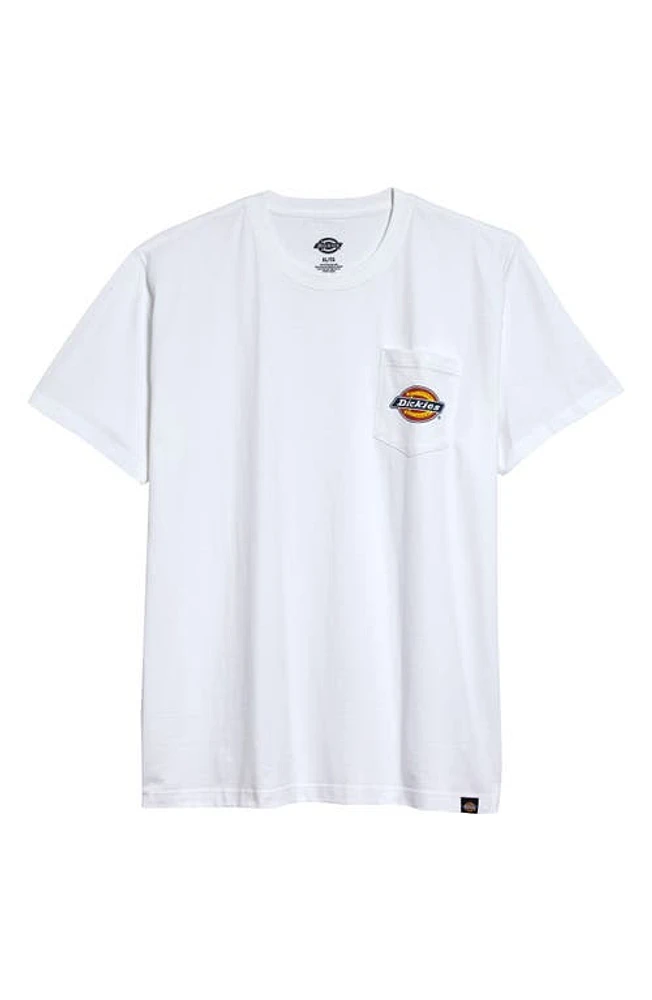 Dickies Logo Pocket Graphic Tee White at Nordstrom,