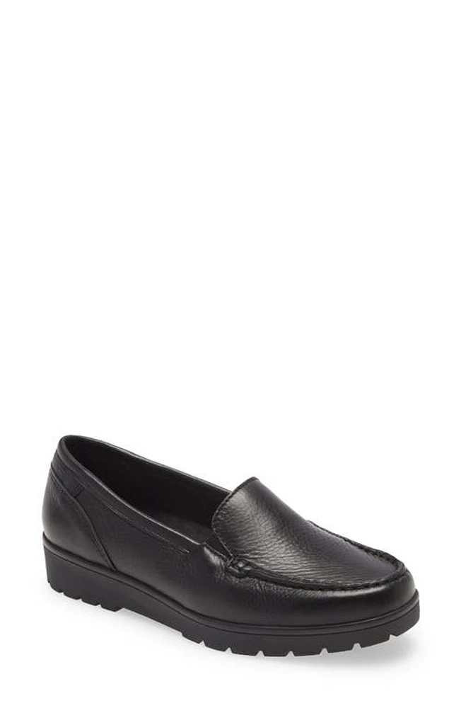 ara Dewitt Platform Loafer Black Gauchosoft at Nordstrom,