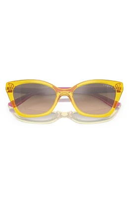 VOGUE Kids' 48mm Gradient Cat Eye Sunglasses in Yellow at Nordstrom