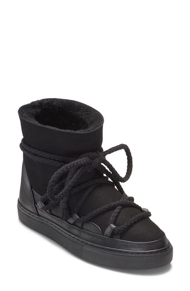 INUIKII Classic Genuine Shearling Lined Sneaker Bootie at Nordstrom,