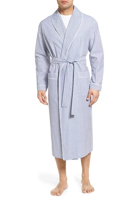 Majestic International Bengal Stripe Robe Navy/White at Nordstrom,