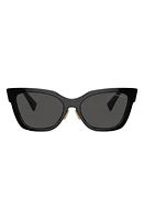 Miu Miu 56mm Square Sunglasses in Black at Nordstrom