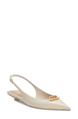 Valentino Garavani VLOGO Moon Pointed Toe Slingback Pump at Nordstrom,