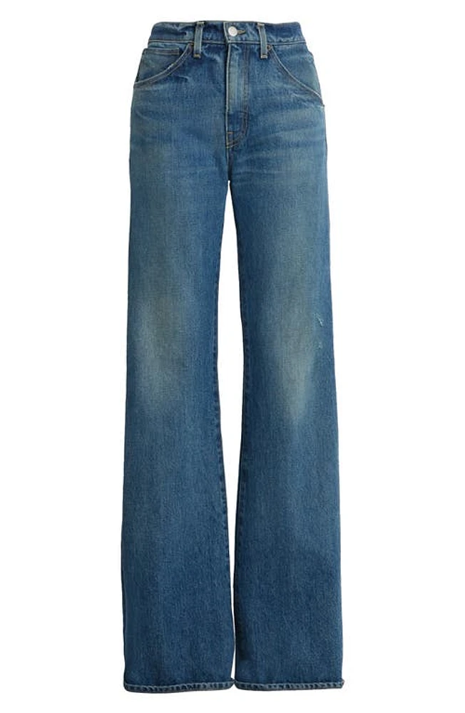 Nili Lotan Celia Bootcut Jeans Classic Wash at Nordstrom,