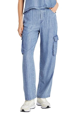 Splendid Aven Chambray Cargo Pants Indigo at Nordstrom,