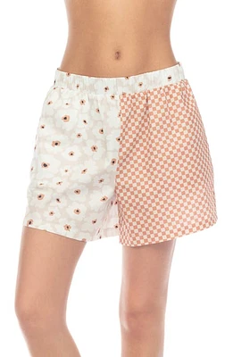 Honeydew Intimates Vacation Mode Pajama Shorts Floral Check at Nordstrom,