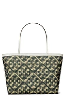 Tory Burch Prismatic Logo Large Mesh Tote in Black Prismatic Monogram at Nordstrom