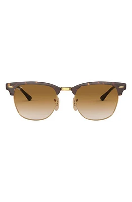 Ray-Ban Clubmaster 51mm Sunglasses in Havana Gold at Nordstrom