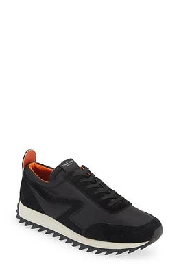 rag & bone Retro Runner Sneaker Black Suede at Nordstrom,