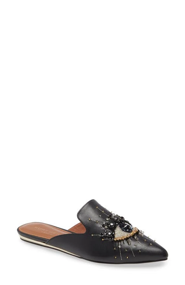 Kurt Geiger London Olive Eye Mule Black Leather at Nordstrom,