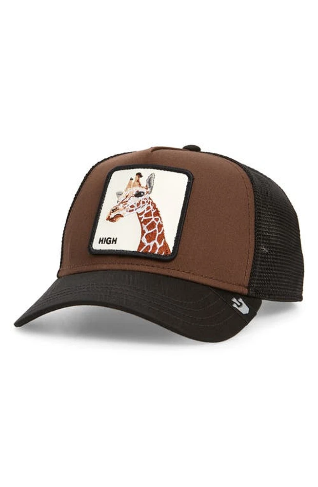 Goorin Bros. High Giraffe Trucker Hat in Coffee at Nordstrom