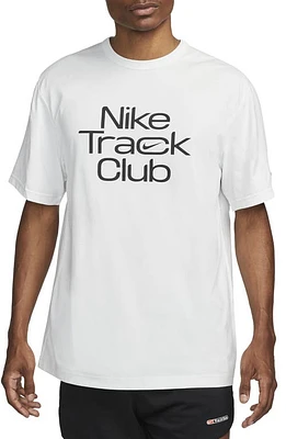 Nike Track Club Dri-FIT T-Shirt in Summit White/Black at Nordstrom, Size Large