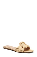 Birdies Kiwi Slide Sandal Raffia at Nordstrom,