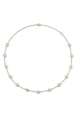 Ippolita Lollipop Stone Station Necklace in Green Gold at Nordstrom, Size 18