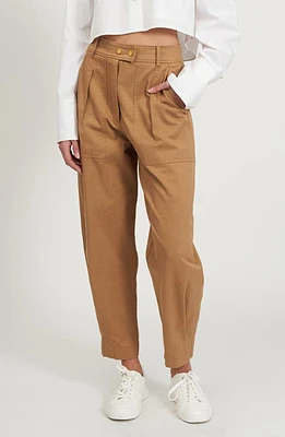 Rebecca Minkoff Houston Pleat Crop Utility Pants at Nordstrom,