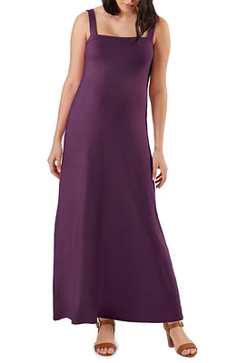 Stowaway Collection Cara Maternity Maxi Dress in Purple at Nordstrom