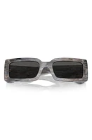 Dolce & Gabbana 53mm Rectangular Sunglasses in Lite Grey at Nordstrom