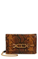 TOM FORD Mini Whitney Snake Embossed Leather Shoulder Bag in Caramel at Nordstrom