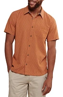 Toad & Co Harris Stripe Short Sleeve Organic Cotton Button-Up Shirt at Nordstrom,