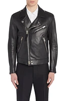 TOM FORD Leather Biker Jacket Black at Nordstrom, Us