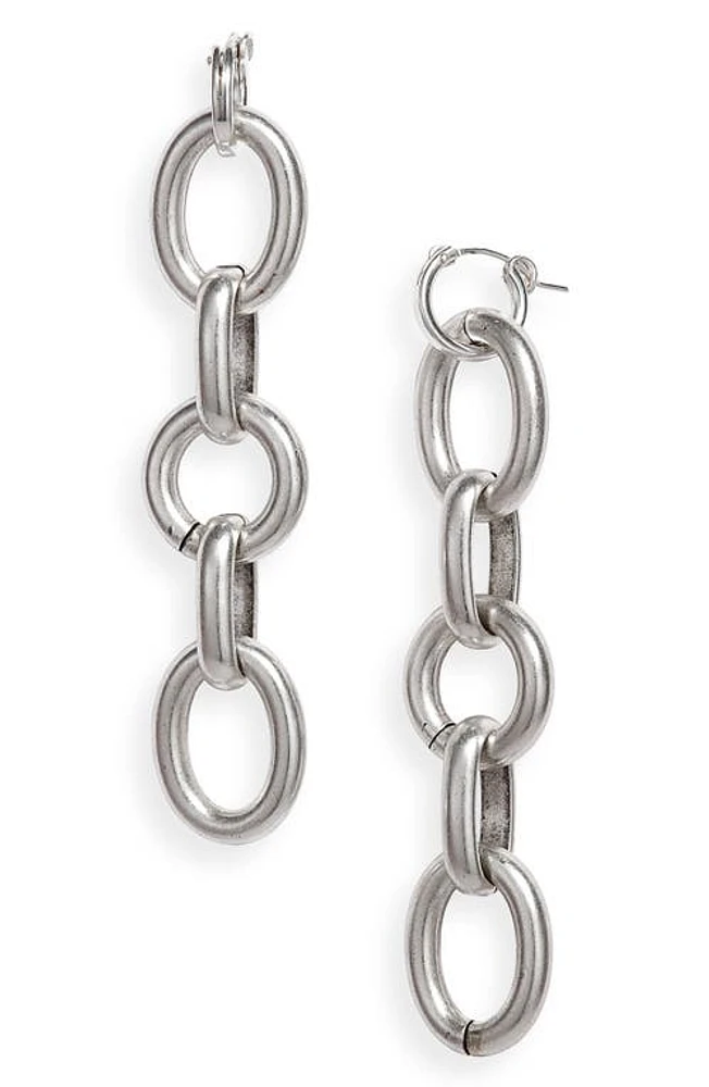 Child of Wild Devon Chain Drop Earrings in Silver at Nordstrom