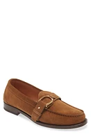 Ralph Lauren Purple Label New Wellington Calfskin Suede Loafer Cacao at Nordstrom,