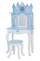 Teamson Kids Fantasy Fields Dreamland Castle Vanity & Chair Set in White /Ice Blue at Nordstrom