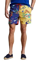 Polo Ralph Lauren Traveler Colorblock Swim Trunks in Leagues Below Fun Short at Nordstrom, Size Large