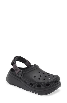 CROCS Classic Hiker Xscape Slingback Platform Clog Black at Nordstrom, Women's