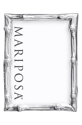 Mariposa Recycled Aluminum Picture Frame in Silver at Nordstrom, Size 4X6