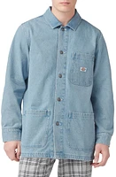 Dickies Denim Chore Coat in Light Denim at Nordstrom, Size Large