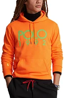 Polo Ralph Lauren Magic Fleece Graphic Hoodie in Blaze Survival Orange at Nordstrom, Size Small